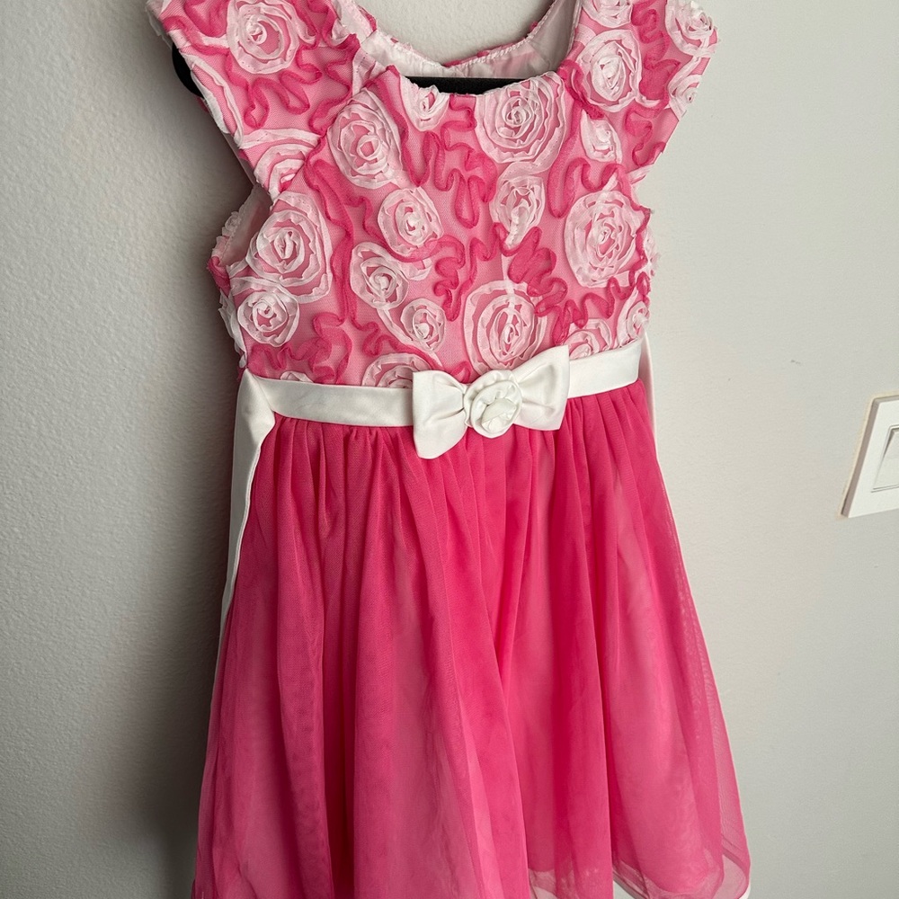 Jona Michelle Pink and White Floral Dress